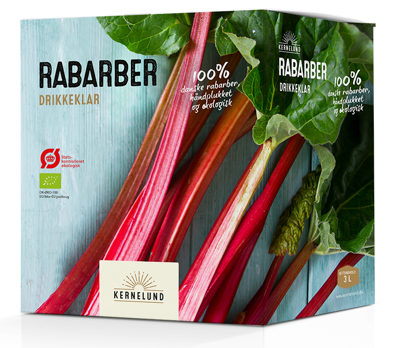 Økologisk rabarber saft